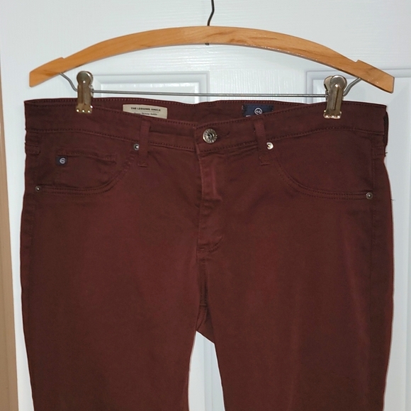 AG Adriano Goldschmid The Legging Ankle / Super Skinny Ankle - Dark Sangria - Picture 5 of 8